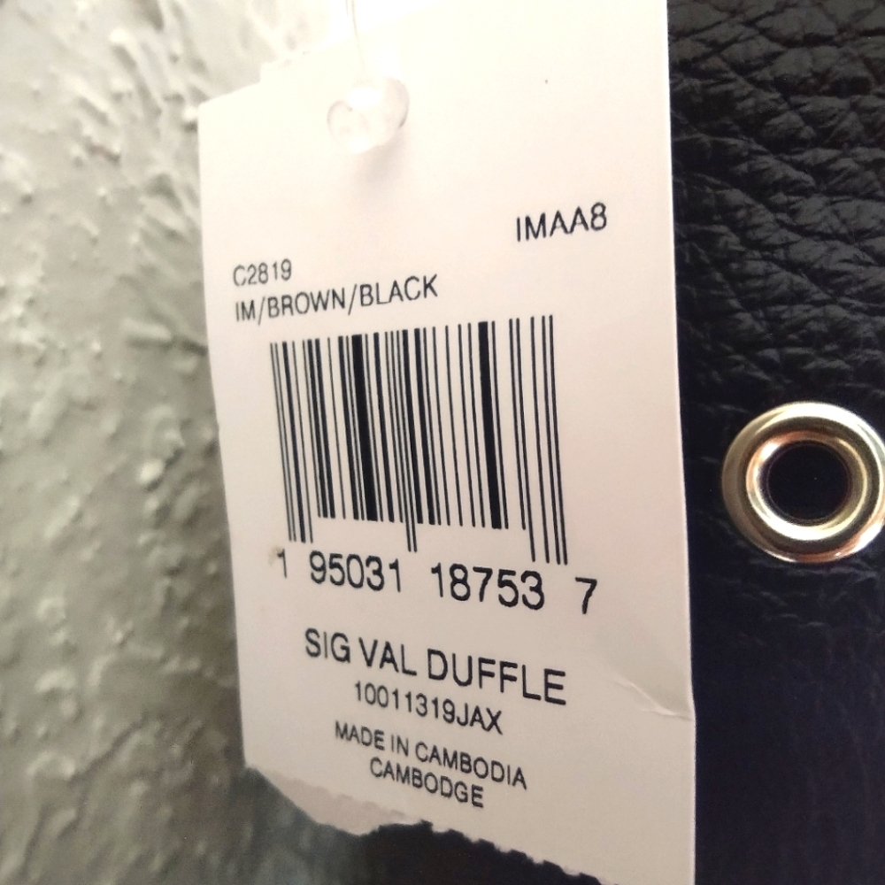 Coach Signature Canvas Val Duffle Bag NWT Sold - Picture 6 of 16